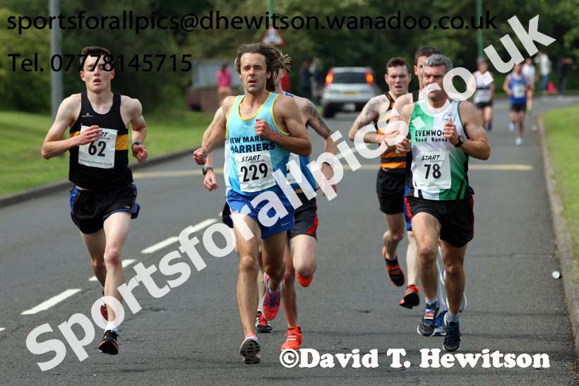Newton Aycliffe 10k Road Race, County Durham. Photo: David T. Hewitson/Sports for All Pics